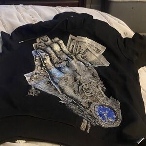 Men's Black Graphic Lightweight Jacket